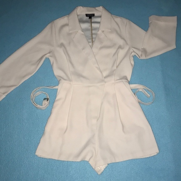 TOPSHOP “Alexa” romper tailored wrap size 4 NEW 🌻Host Pick🌻 twice🎉🎉 - Picture 3 of 14